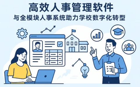 高效人事管理软件与全模块人事系统助力学校数字化转型