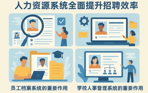 人力资源系统全面提升招聘效率——员工档案系统与学校人事管理系统的重要作用
