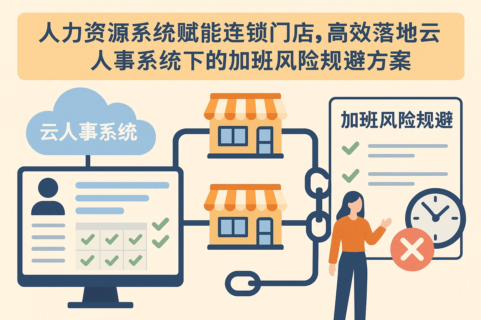 人力资源系统赋能连锁门店，高效落地云人事系统下的加班风险规避方案