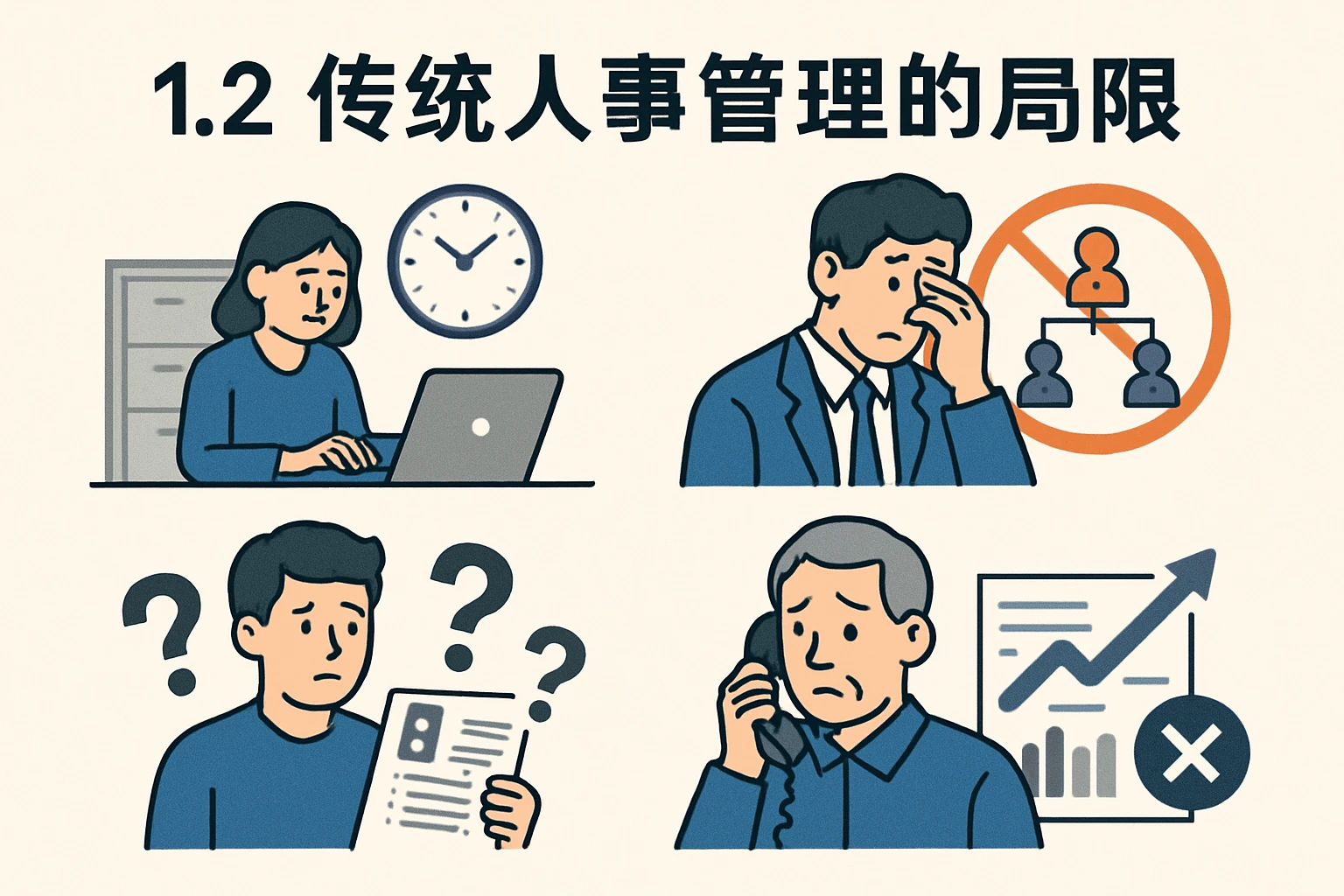 1.2 传统人事管理的局限