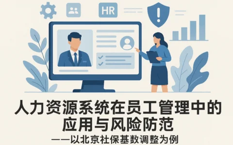 人力资源系统在员工管理中的应用与风险防范——以北京社保基数调整为例