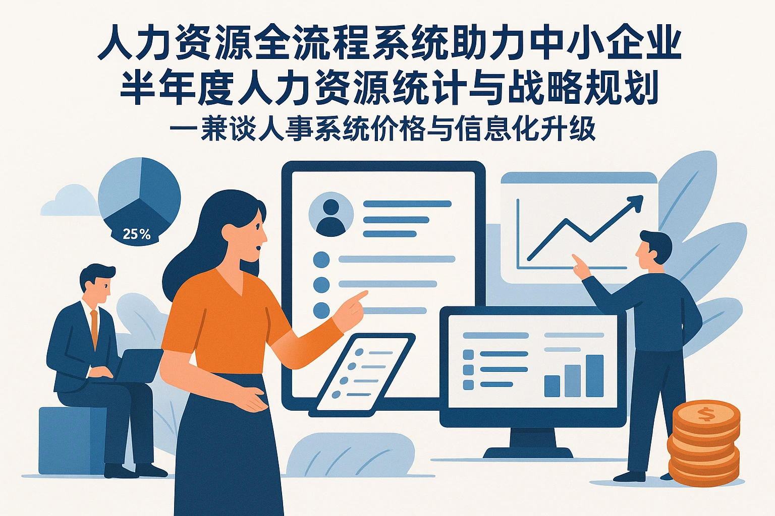人力资源全流程系统助力中小企业半年度人力资源统计与战略规划——兼谈人事系统价格与信息化升级