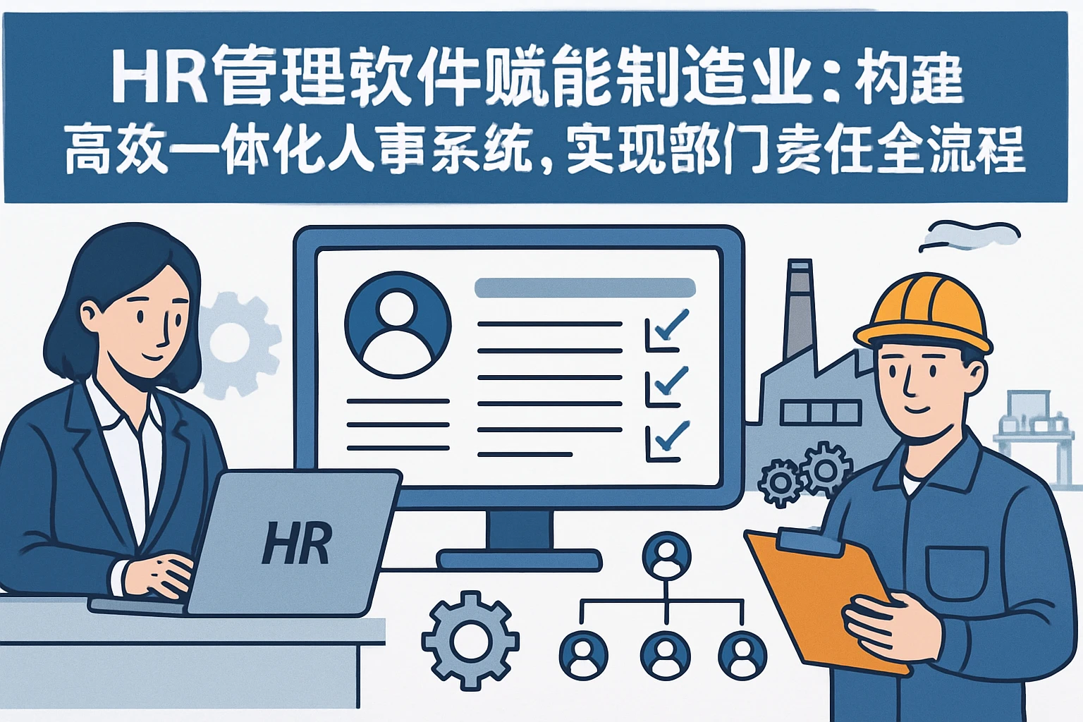 HR管理软件赋能制造业：构建高效一体化人事系统，实现部门责任全流程管理