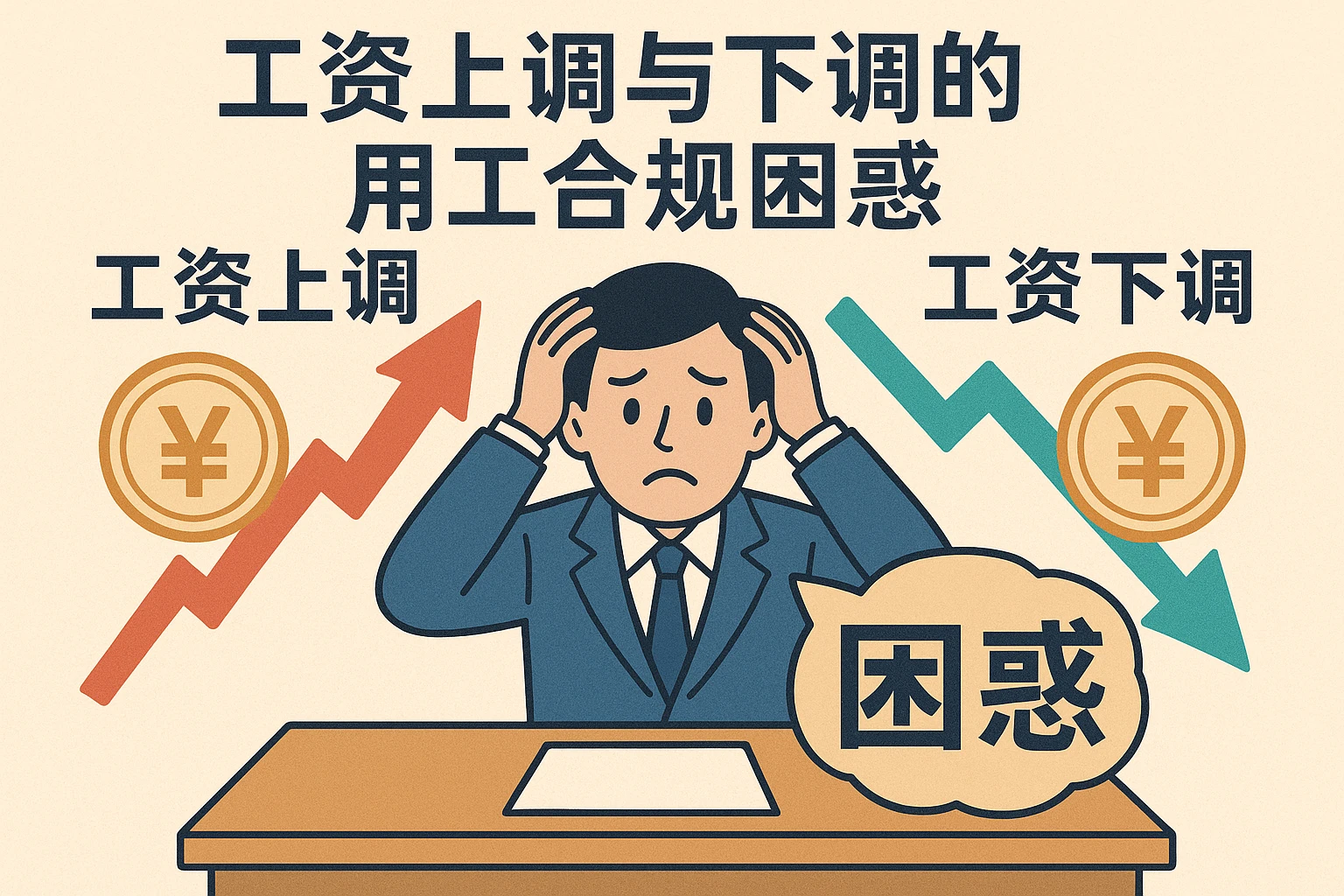工资上调与下调的用工合规困惑