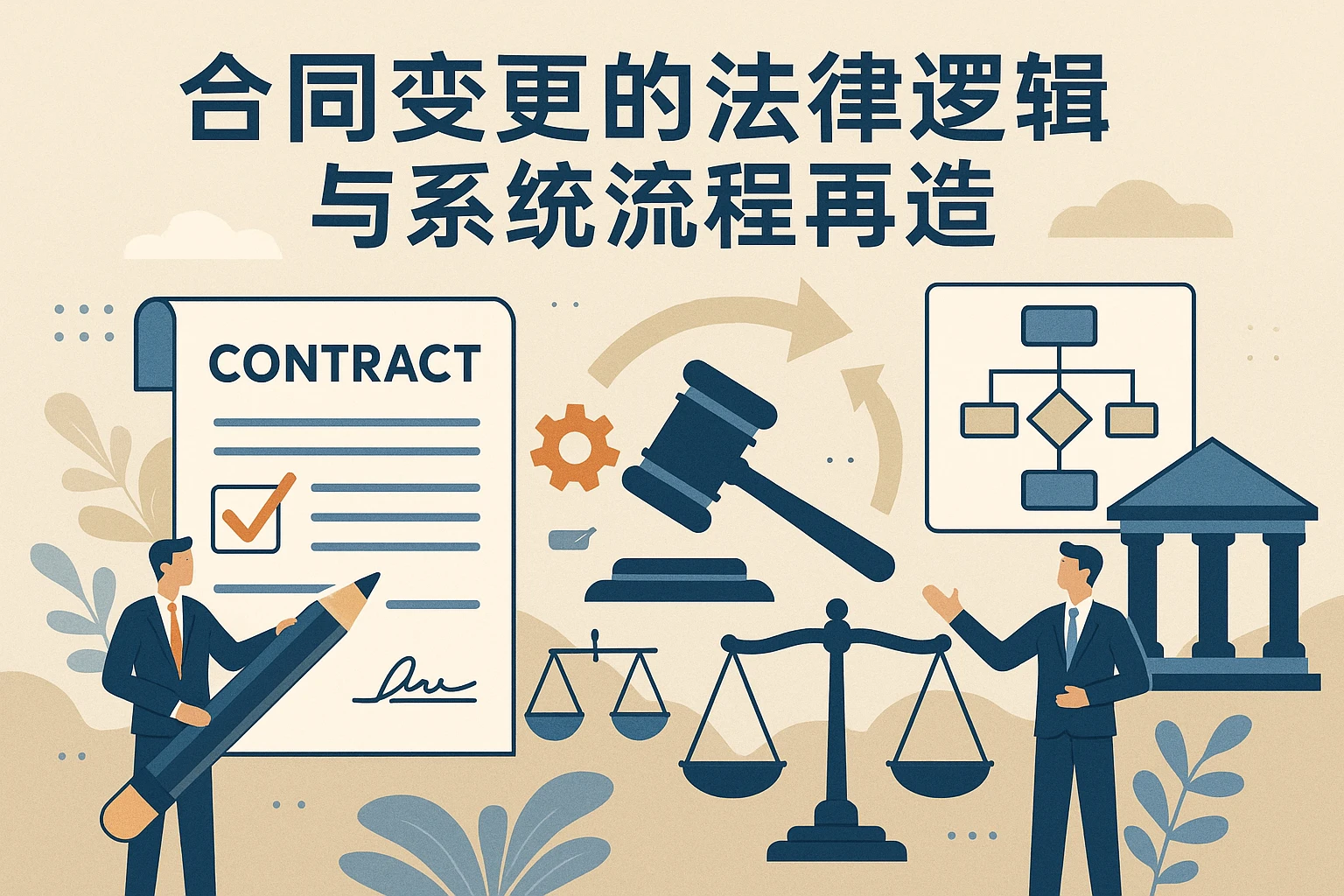 合同变更的法律逻辑与系统流程再造