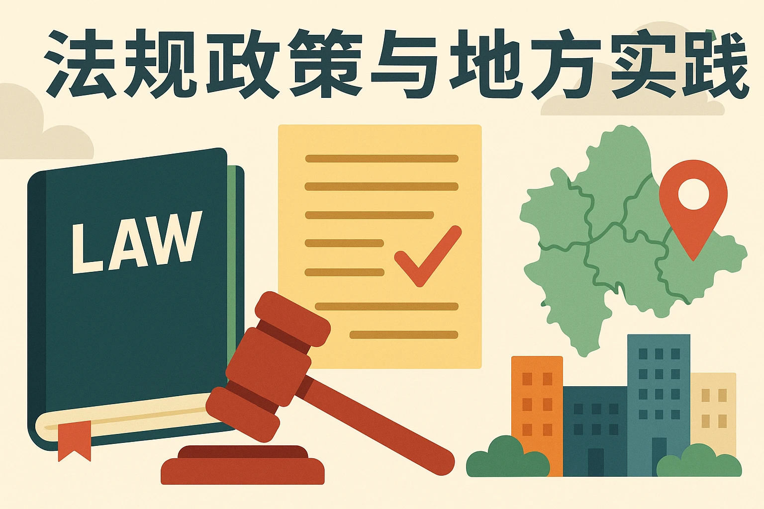 法规政策与地方实践结合