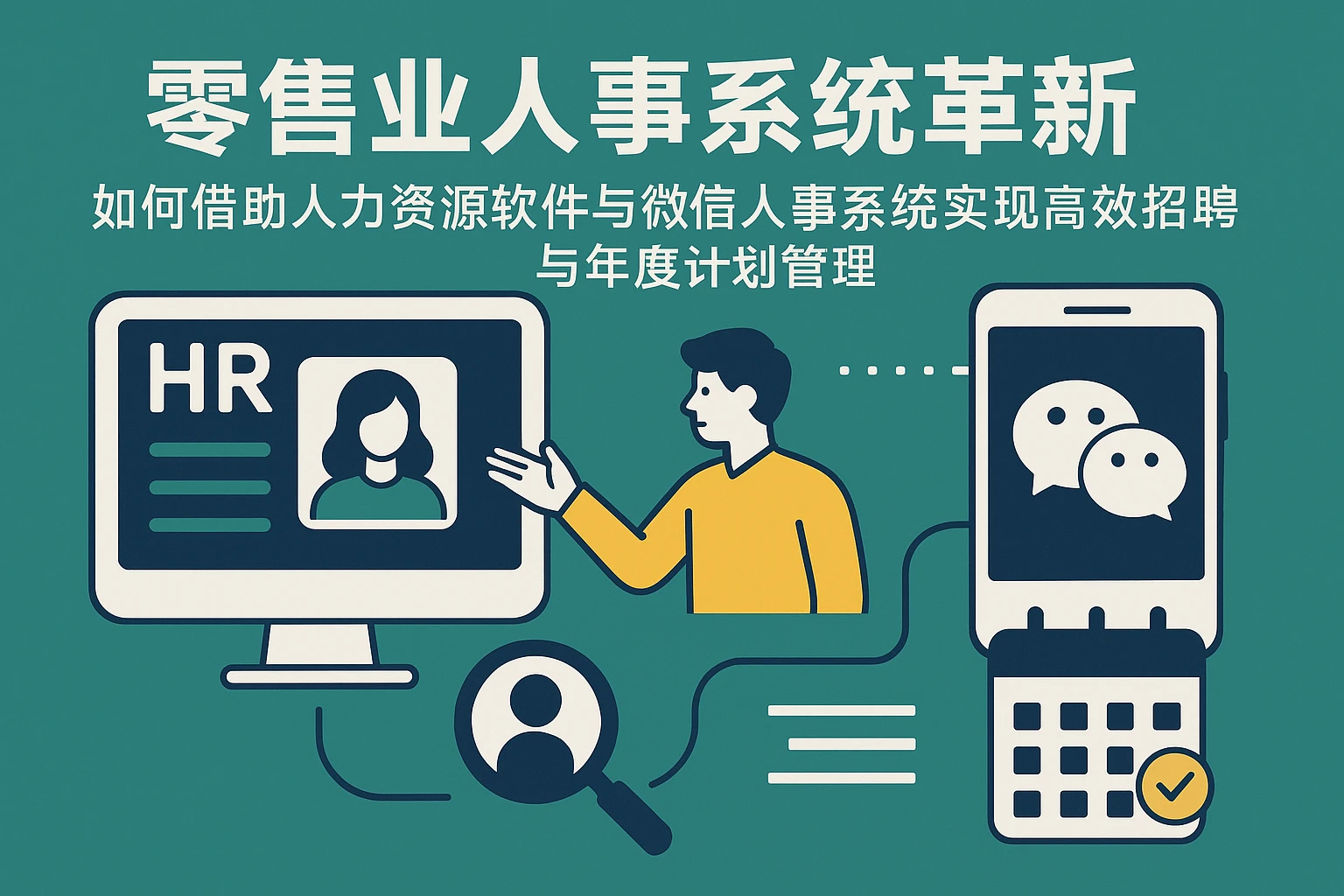零售业人事系统革新：如何借助人力资源软件与微信人事系统实现高效招聘与年度计划管理