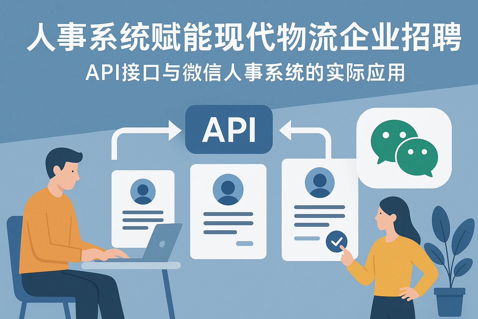 人事系统赋能现代物流企业招聘——API接口与微信人事系统的实际应用