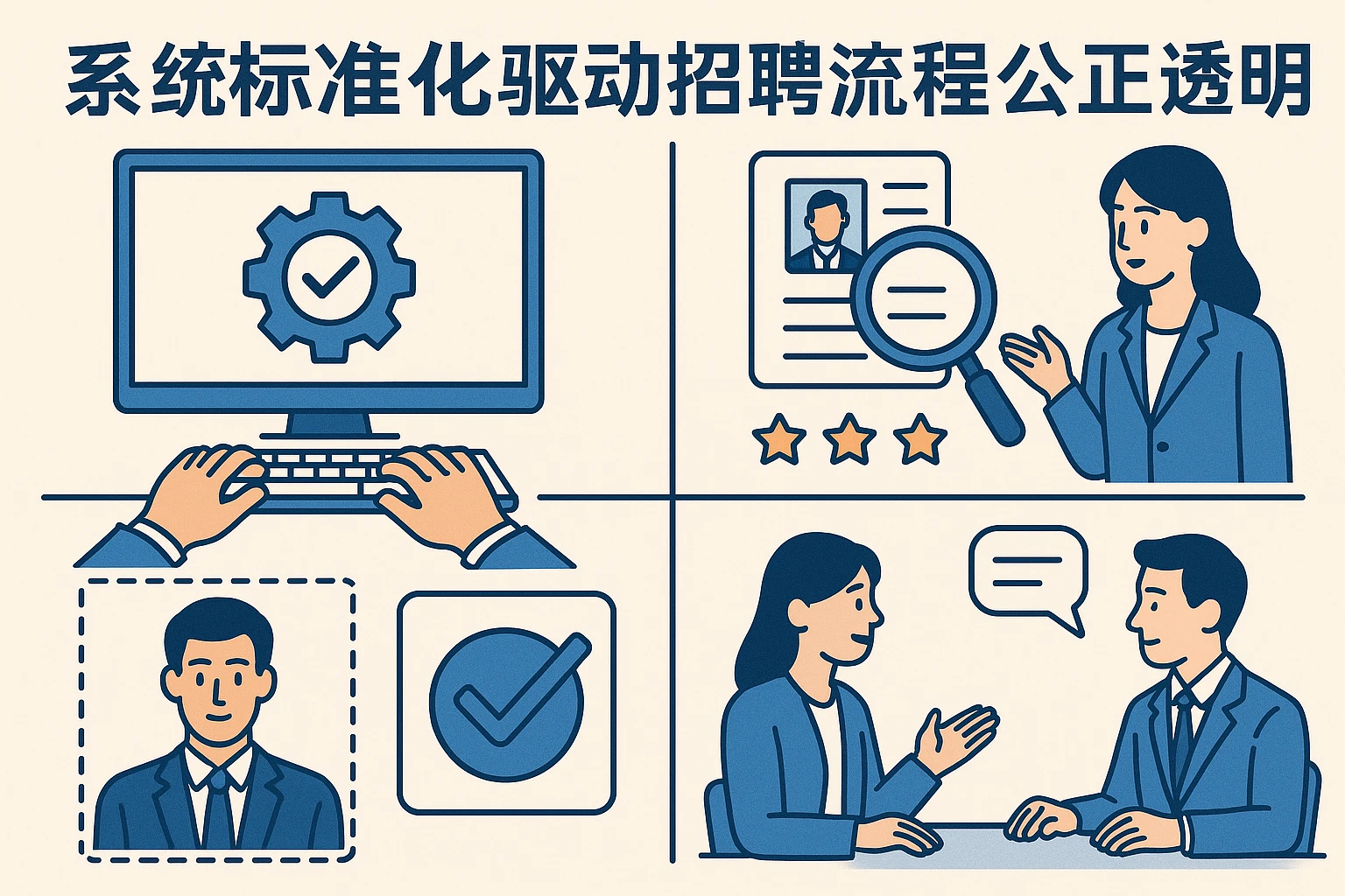 系统标准化驱动招聘流程公正透明
