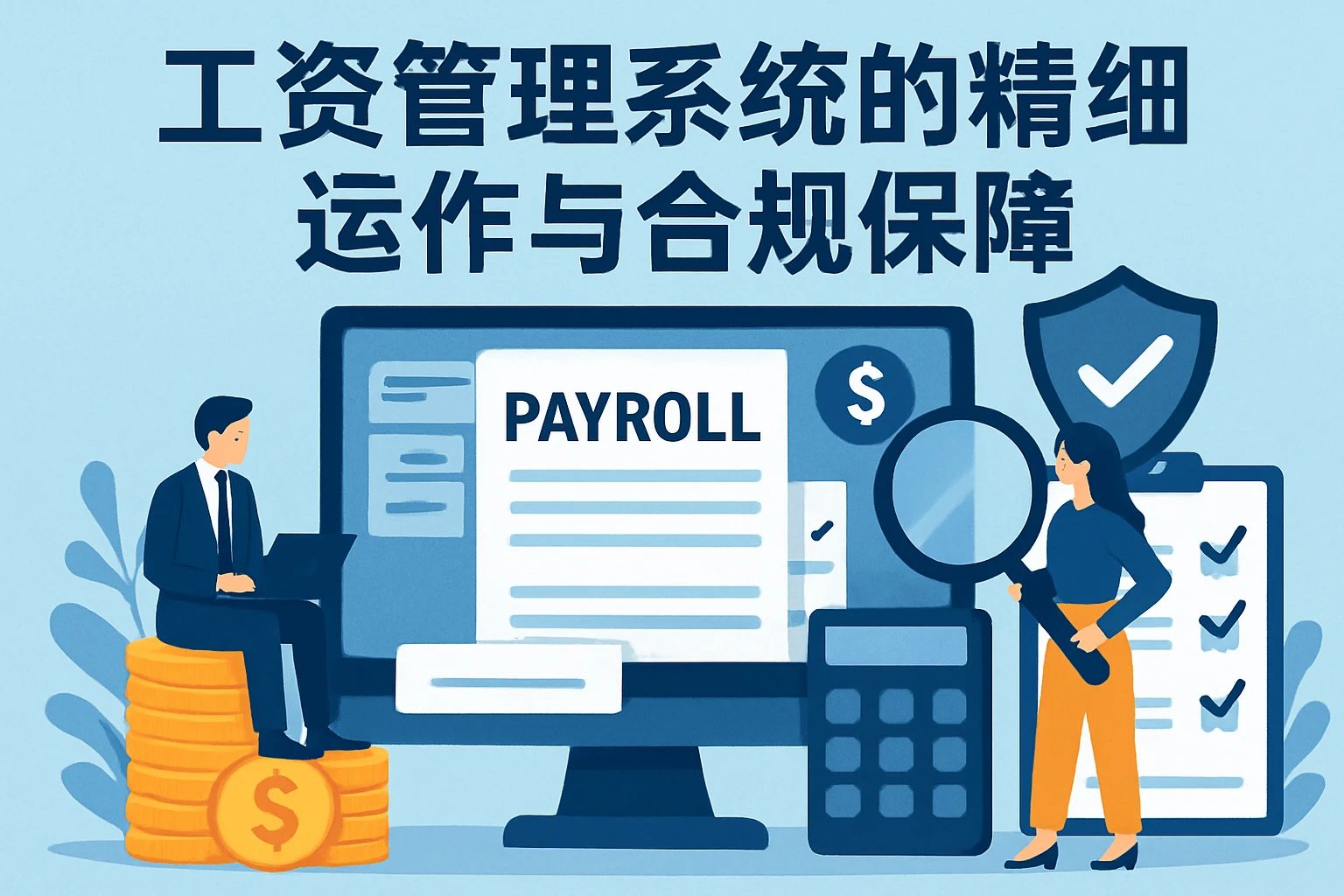 工资管理系统的精细运作与合规保障