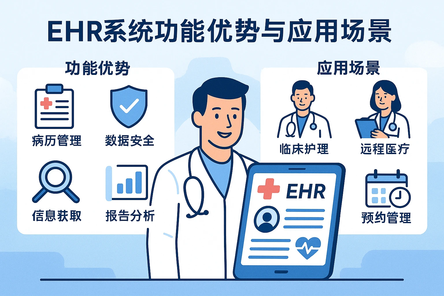 EHR系统功能优势与应用场景
