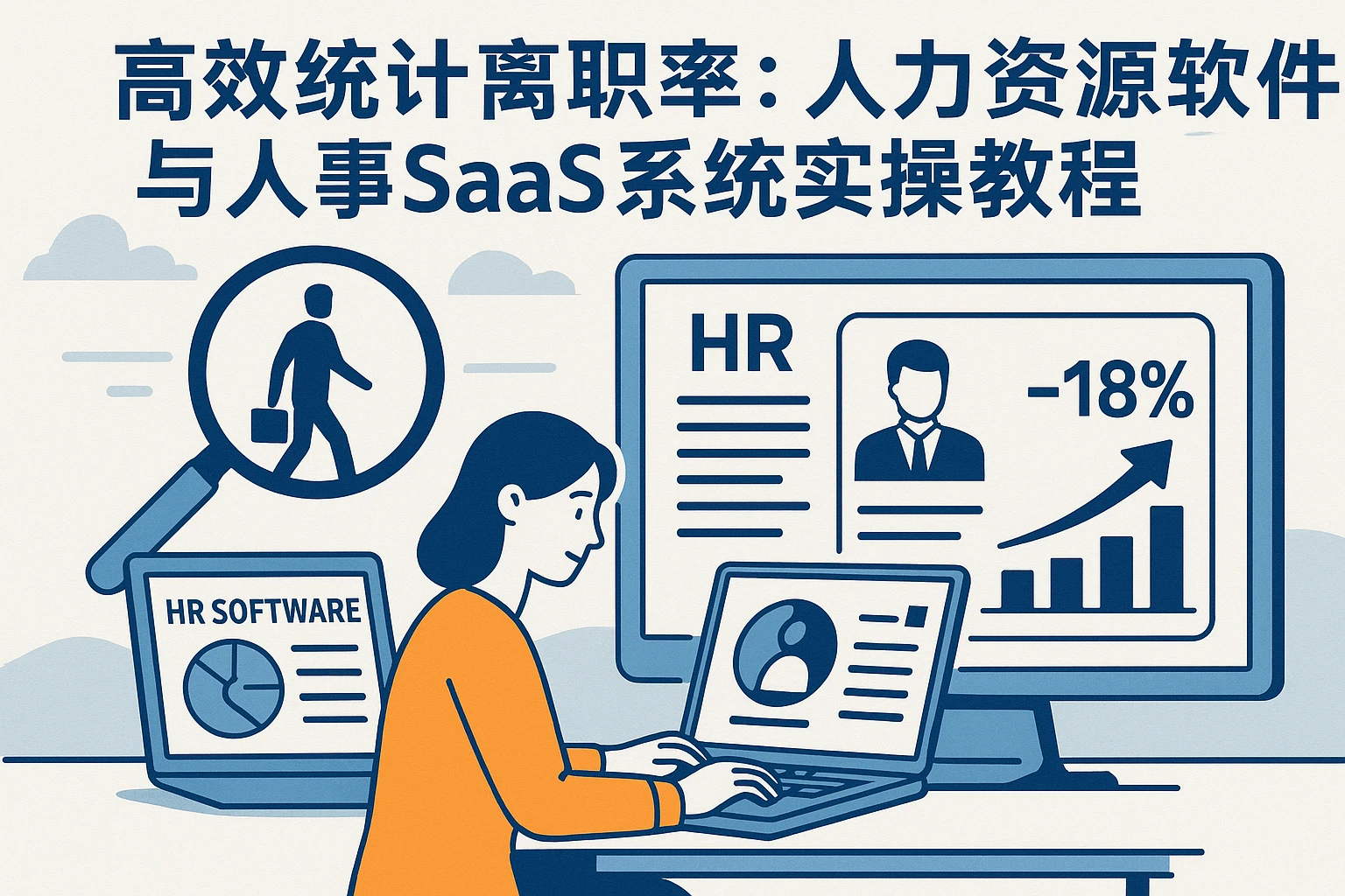 高效统计离职率：人力资源软件与人事SaaS系统实操教程