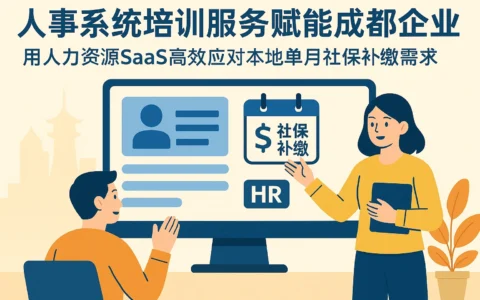 人事系统培训服务赋能成都企业，用人力资源SaaS高效应对本地单月社保补缴需求