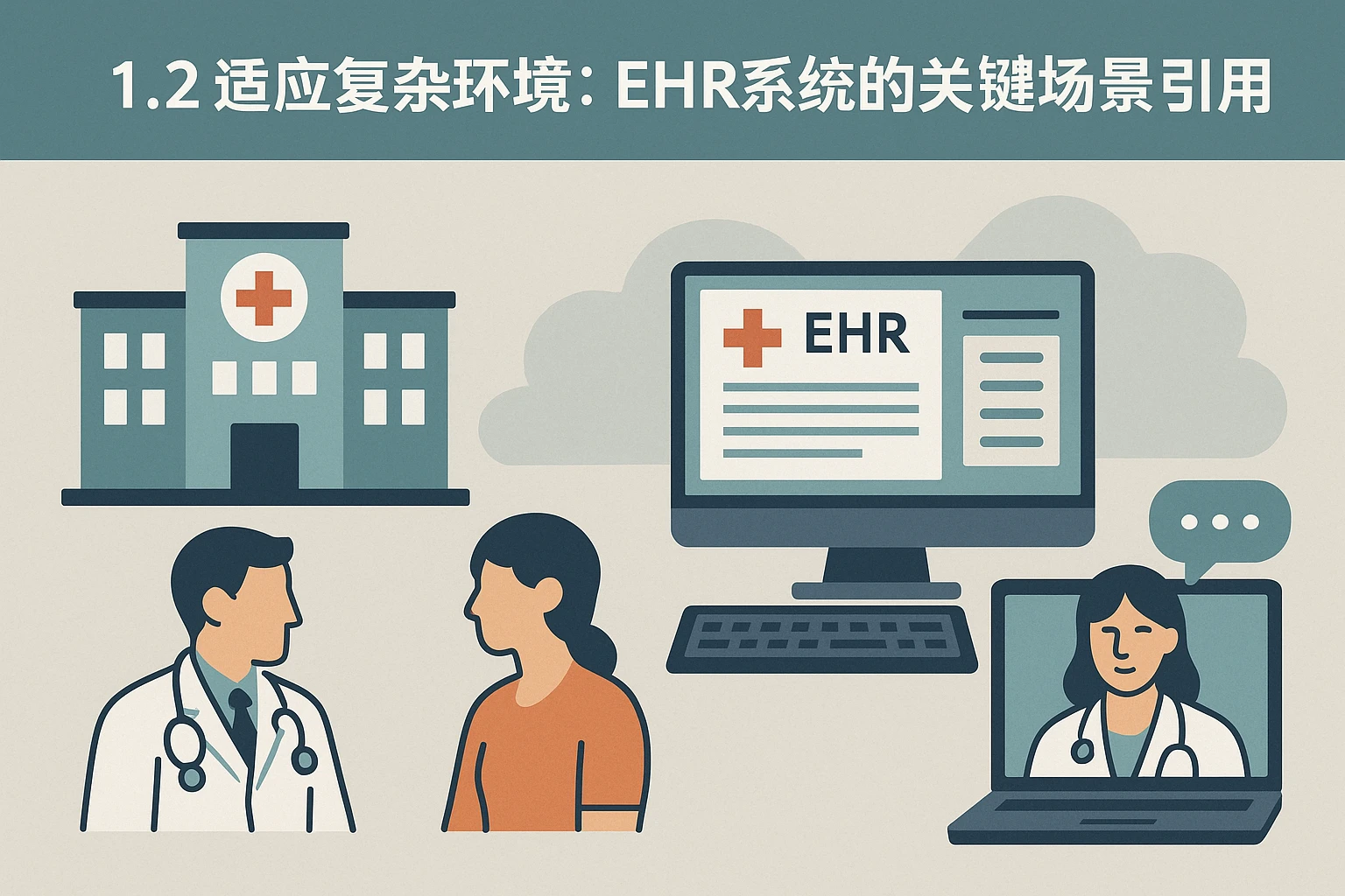 1.2 适应复杂环境：EHR系统的关键场景引用