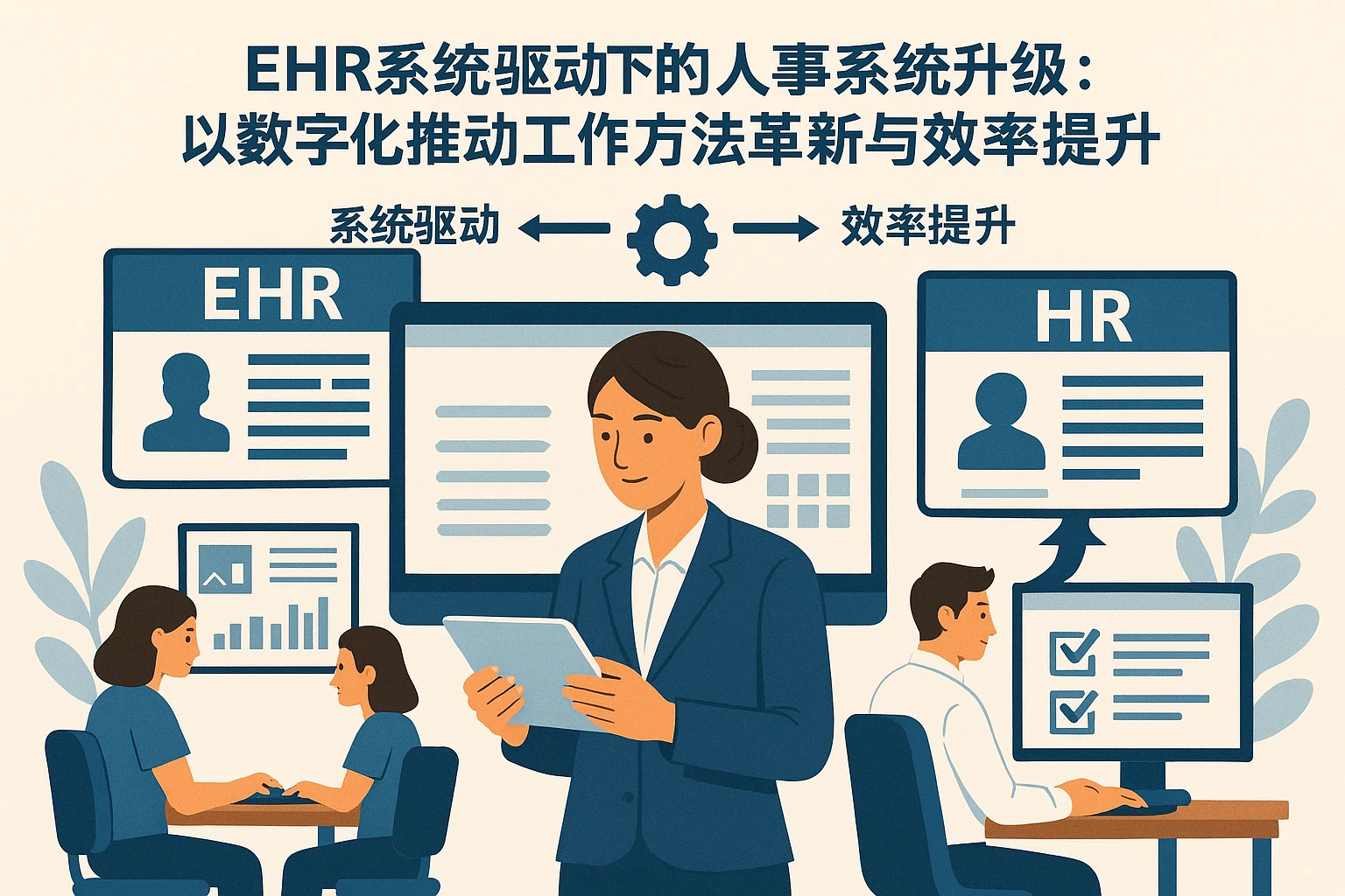 EHR系统驱动下的人事系统升级：以数字化推动工作方法革新与效率提升