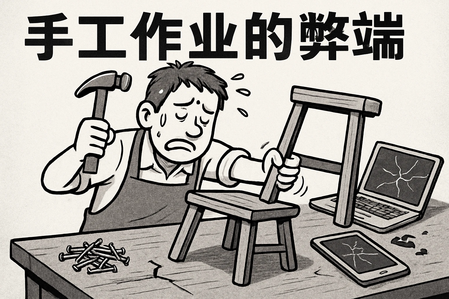 手工作业的弊端