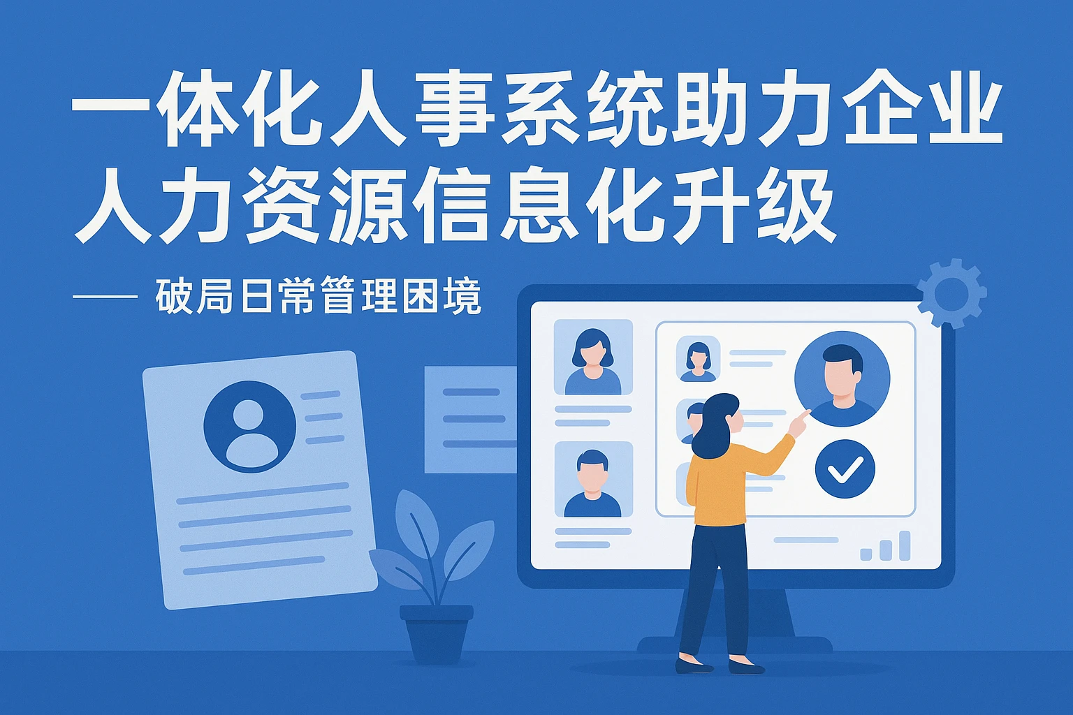 一体化人事系统助力企业人力资源信息化升级 —— 破局日常管理困境