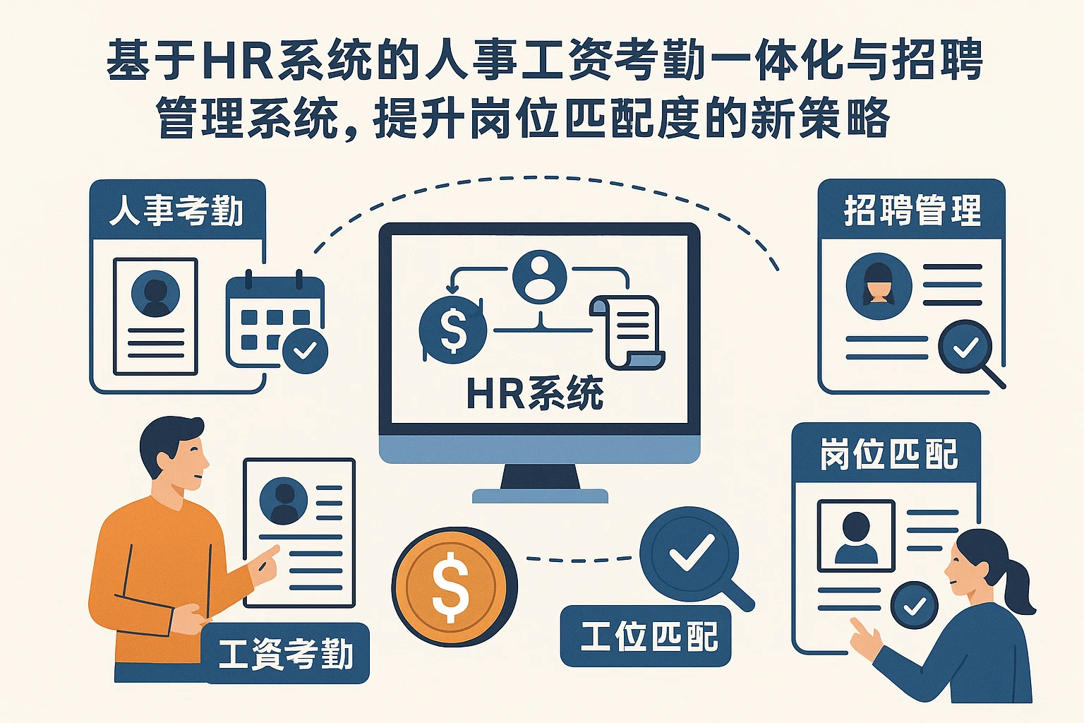 基于HR系统的人事工资考勤一体化与招聘管理系统，提升岗位匹配度的新策略
