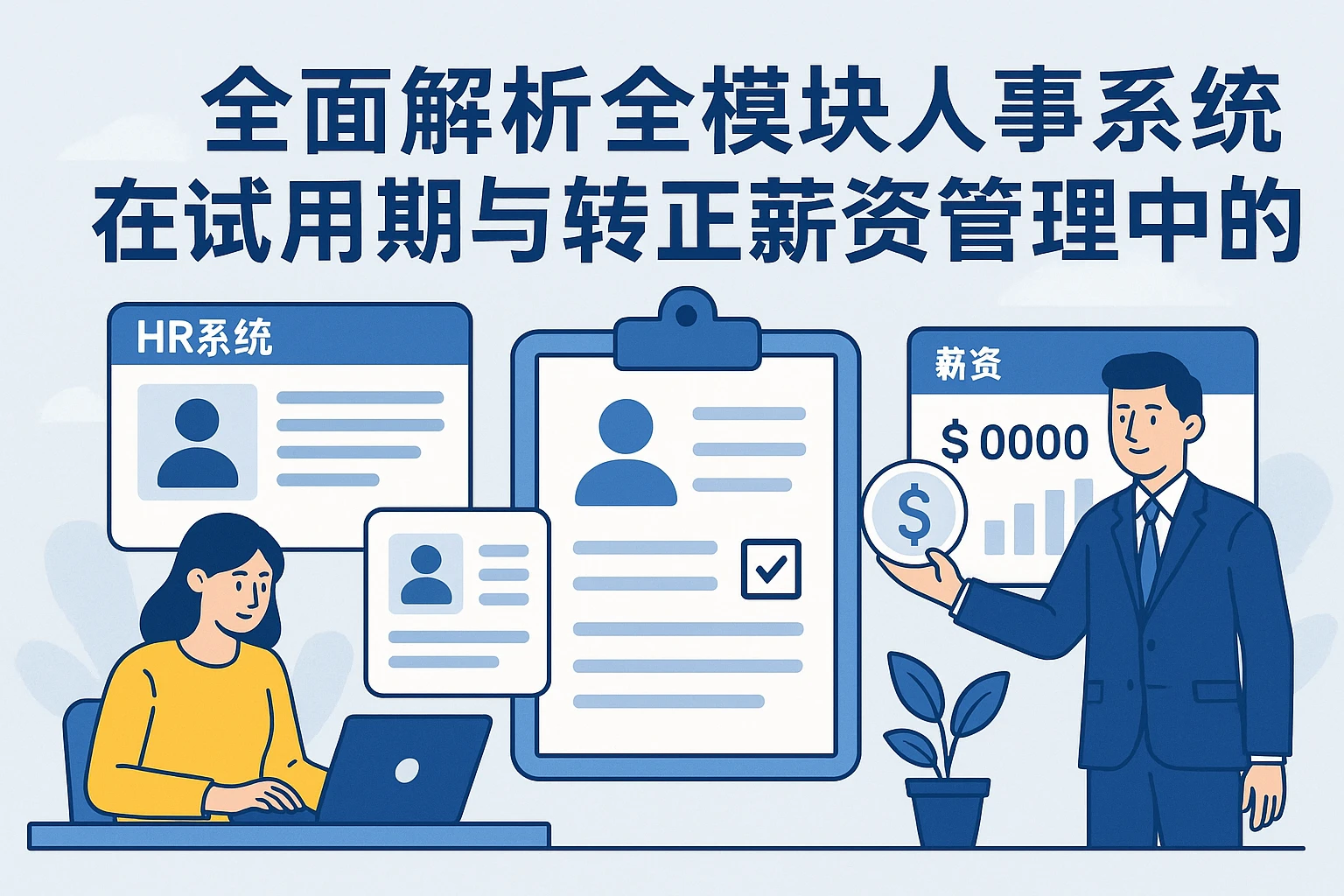全面解析全模块人事系统在试用期与转正薪资管理中的应用