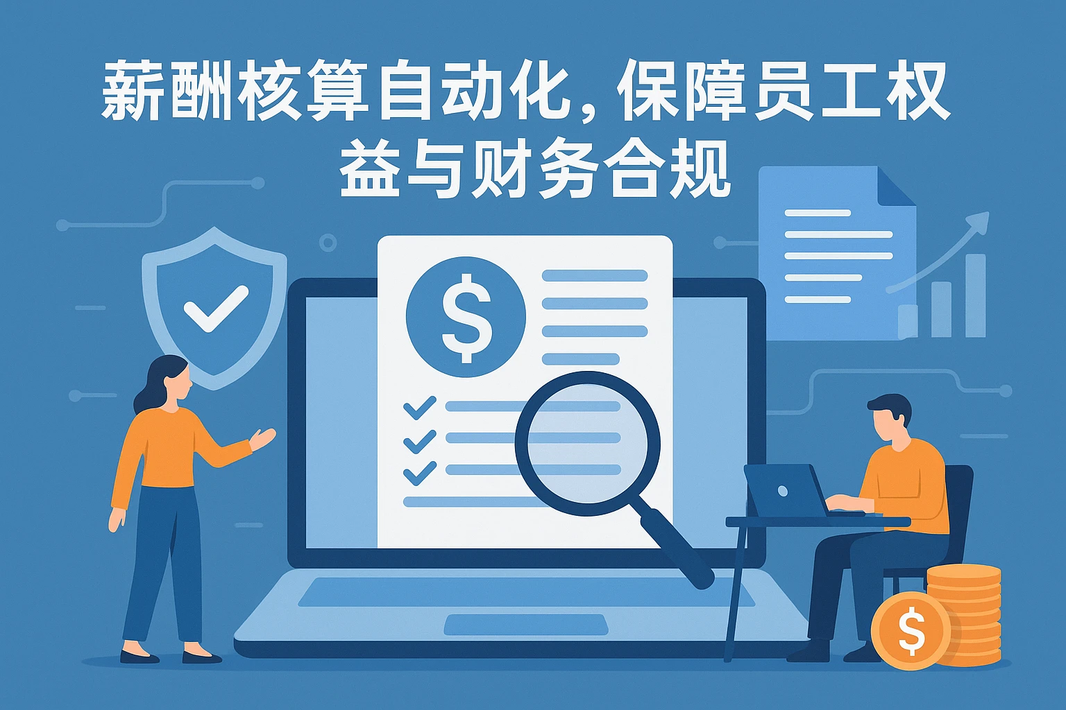 薪酬核算自动化，保障员工权益与财务合规