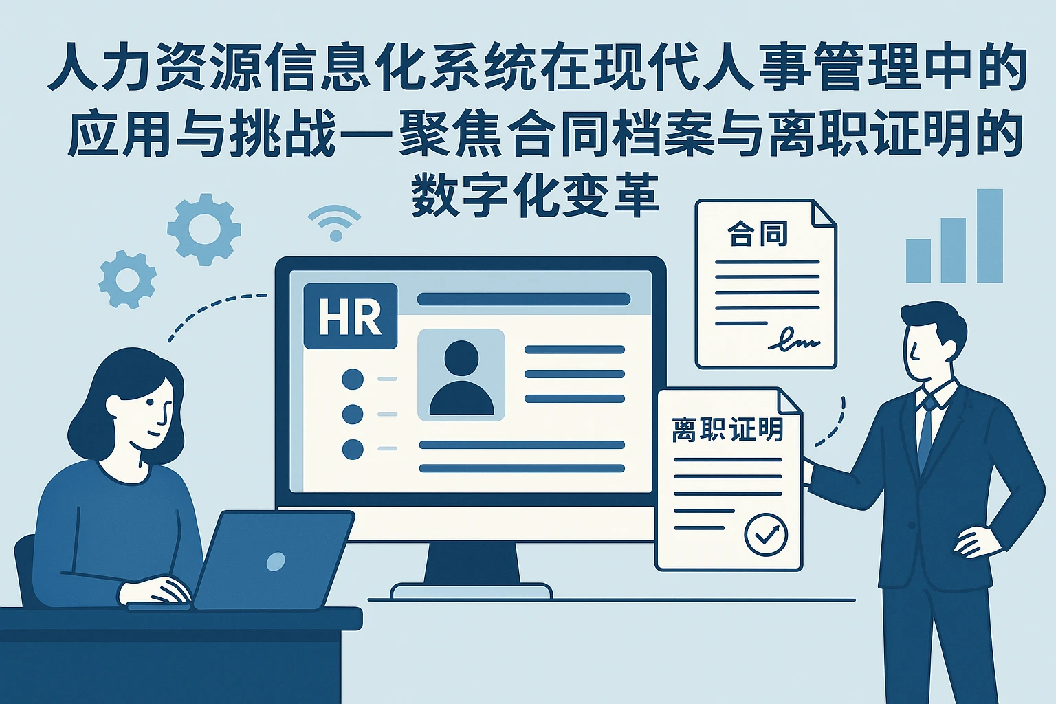 人力资源信息化系统在现代人事管理中的应用与挑战——聚焦合同档案与离职证明的数字化变革