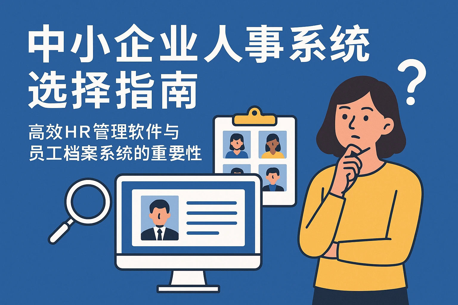 中小企业人事系统选择指南：高效HR管理软件与员工档案系统的重要性