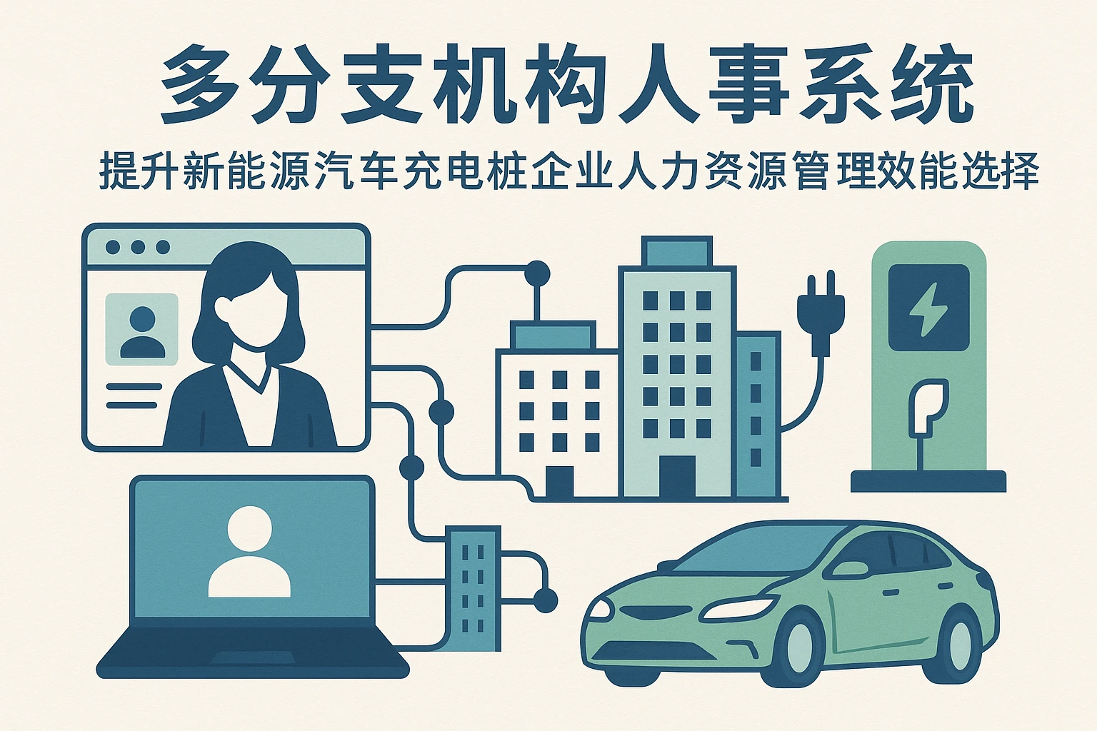 多分支机构人事系统：提升新能源汽车充电桩企业人力资源管理效能的关键选择