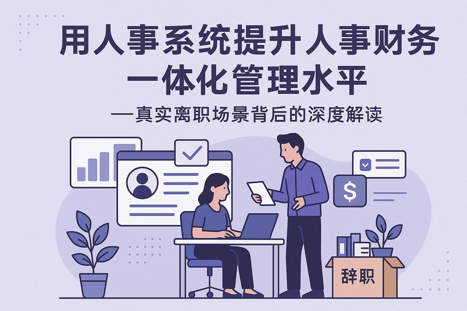 用人事系统提升人事财务一体化管理水平——真实离职场景背后的深度解读