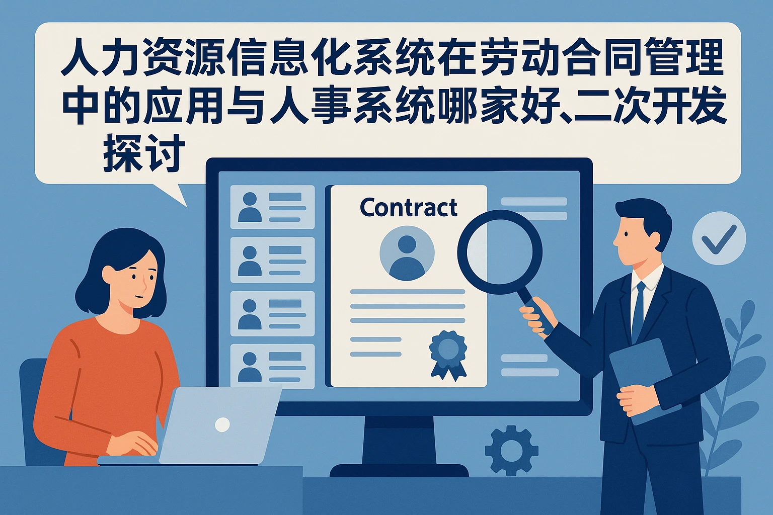 人力资源信息化系统在劳动合同管理中的应用与人事系统哪家好、二次开发探讨