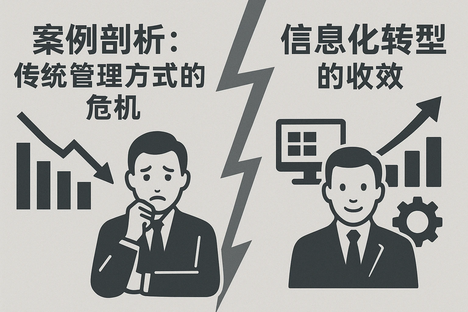 案例剖析：传统管理方式的危机与信息化转型的收效