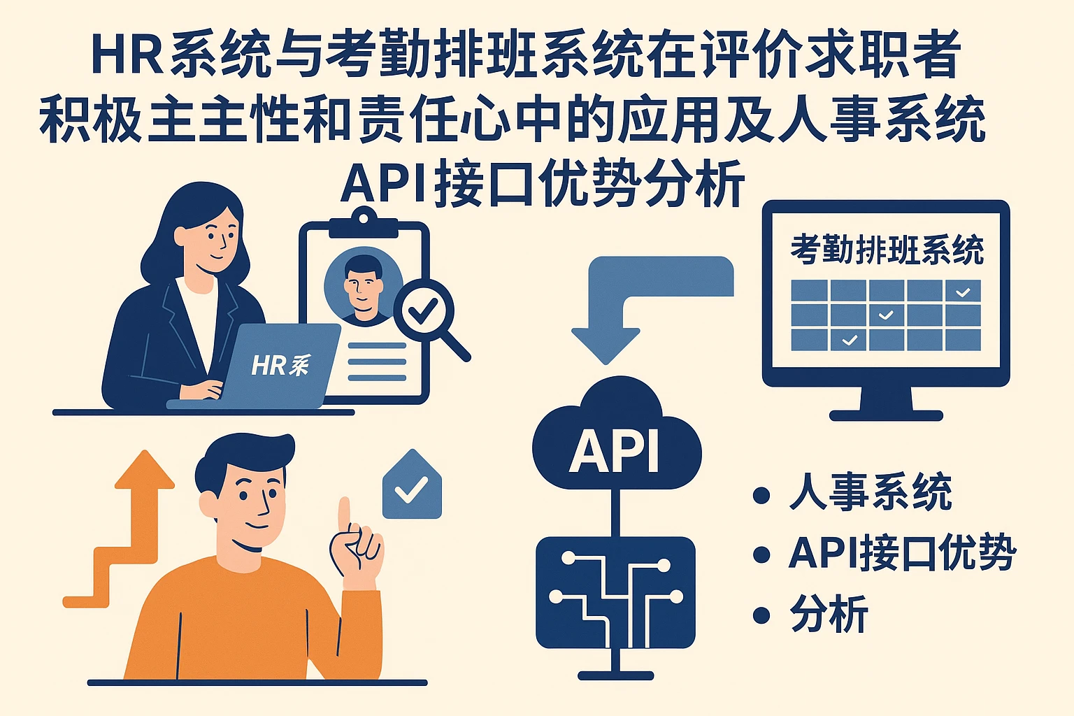 HR系统与考勤排班系统在评价求职者积极主动性和责任心中的应用及人事系统API接口优势分析