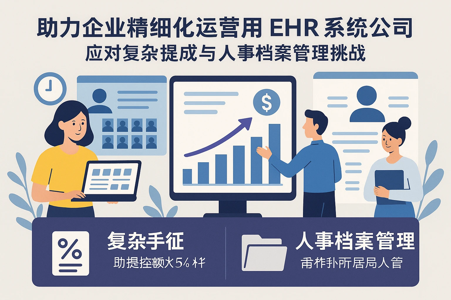 助力企业精细化运营的人事系统公司与EHR系统：应对复杂提成与人事档案管理挑战