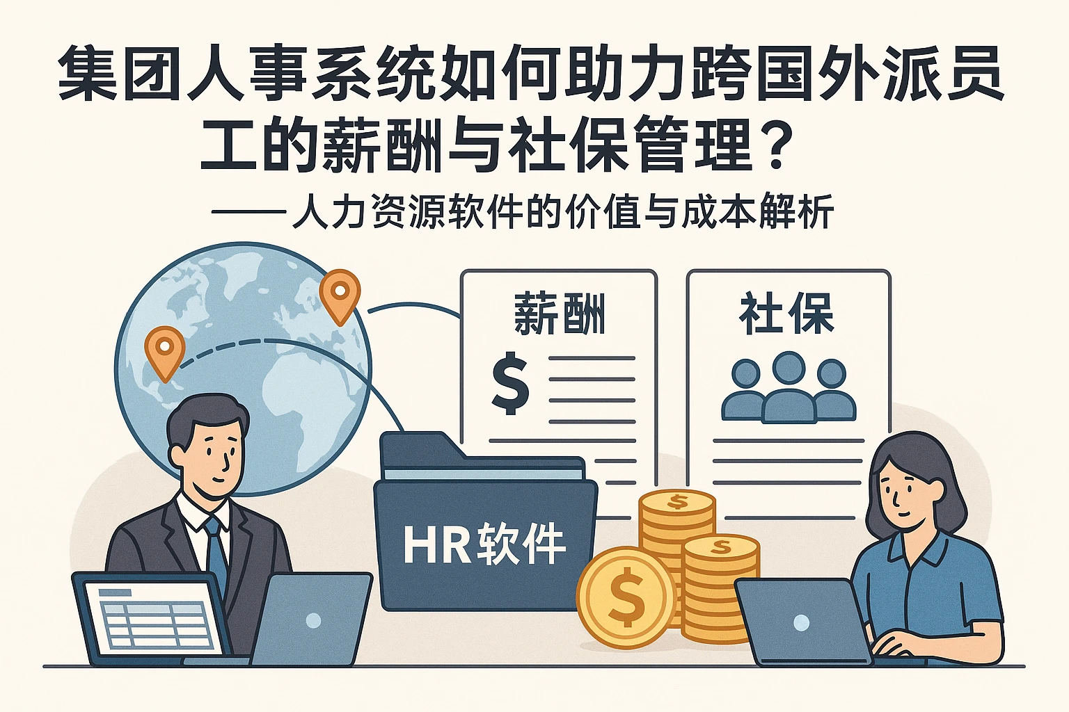 集团人事系统如何助力跨国外派员工的薪酬与社保管理？——人力资源软件的价值与成本解析