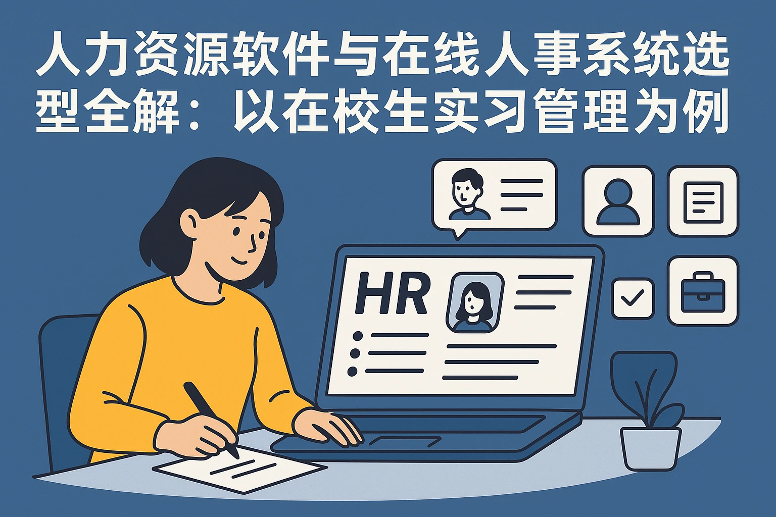 人力资源软件与在线人事系统选型全解：以在校生实习管理为例
