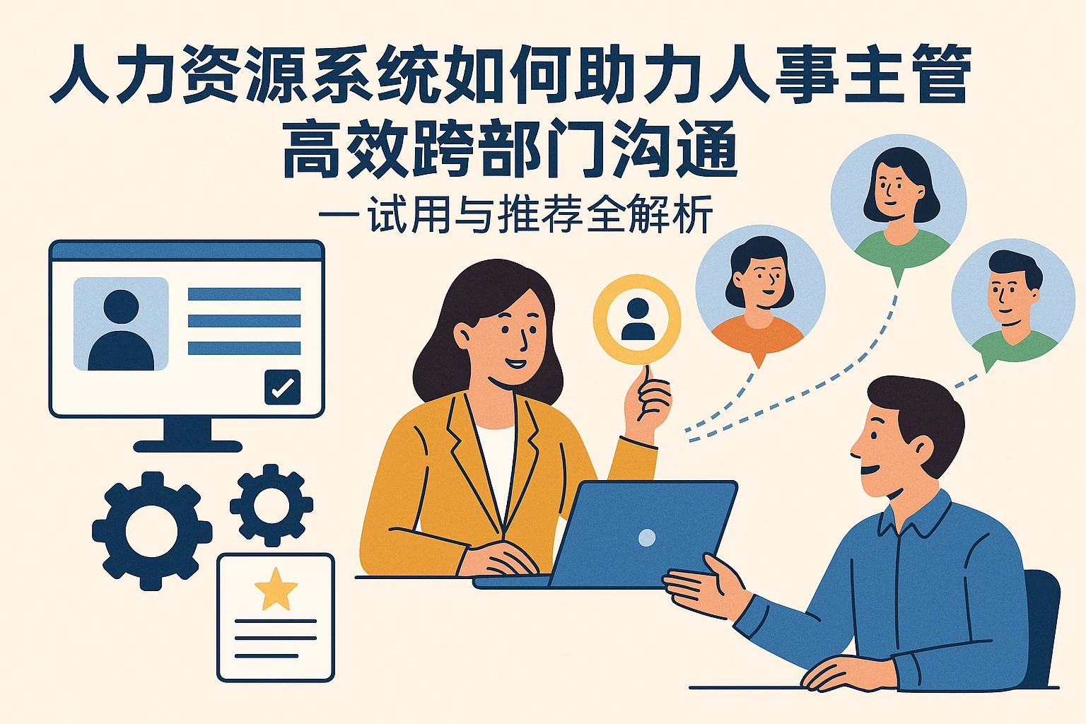 人力资源系统如何助力人事主管高效跨部门沟通——试用与推荐全解析