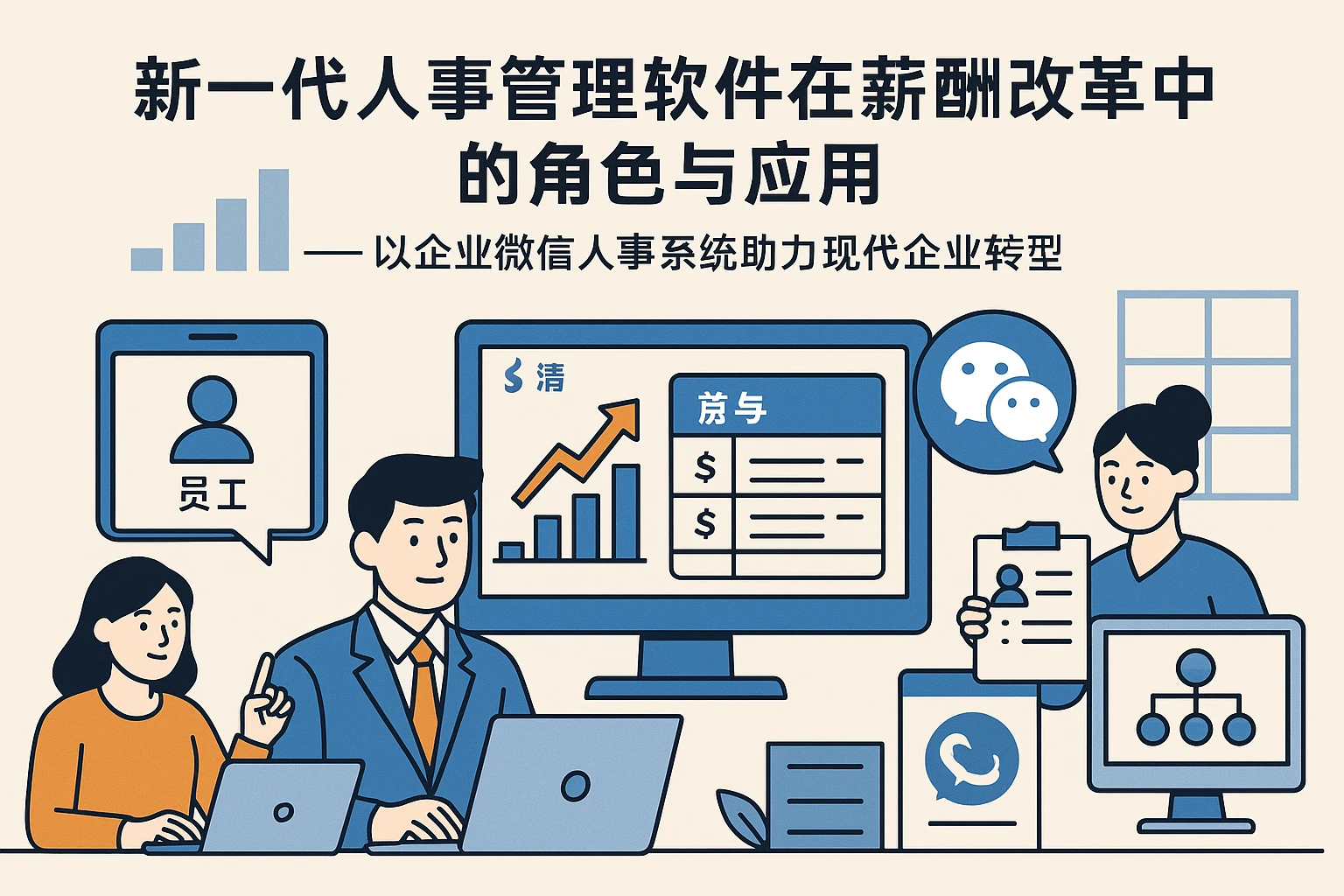 新一代人事管理软件在薪酬改革中的角色与应用——以企业微信人事系统助力现代企业转型
