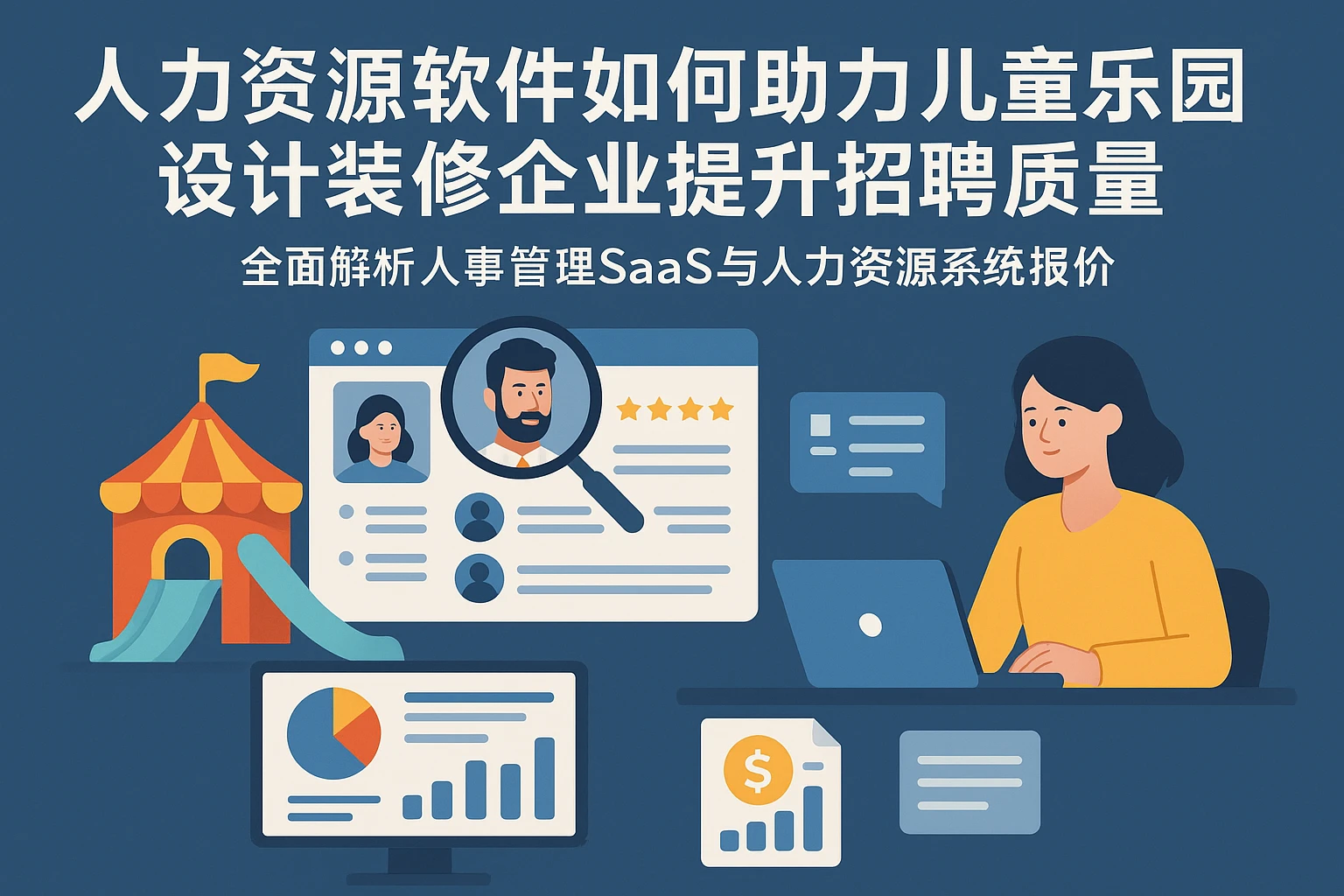 人力资源软件如何助力儿童乐园设计装修企业提升招聘质量 —— 全面解析人事管理SaaS与人力资源系统报价