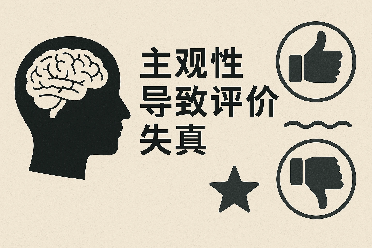 主观性导致评价失真
