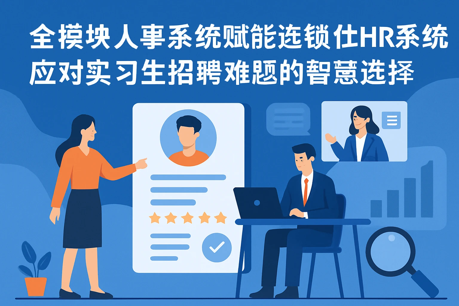 全模块人事系统赋能连锁企业HR系统，应对实习生招聘难题的智慧选择