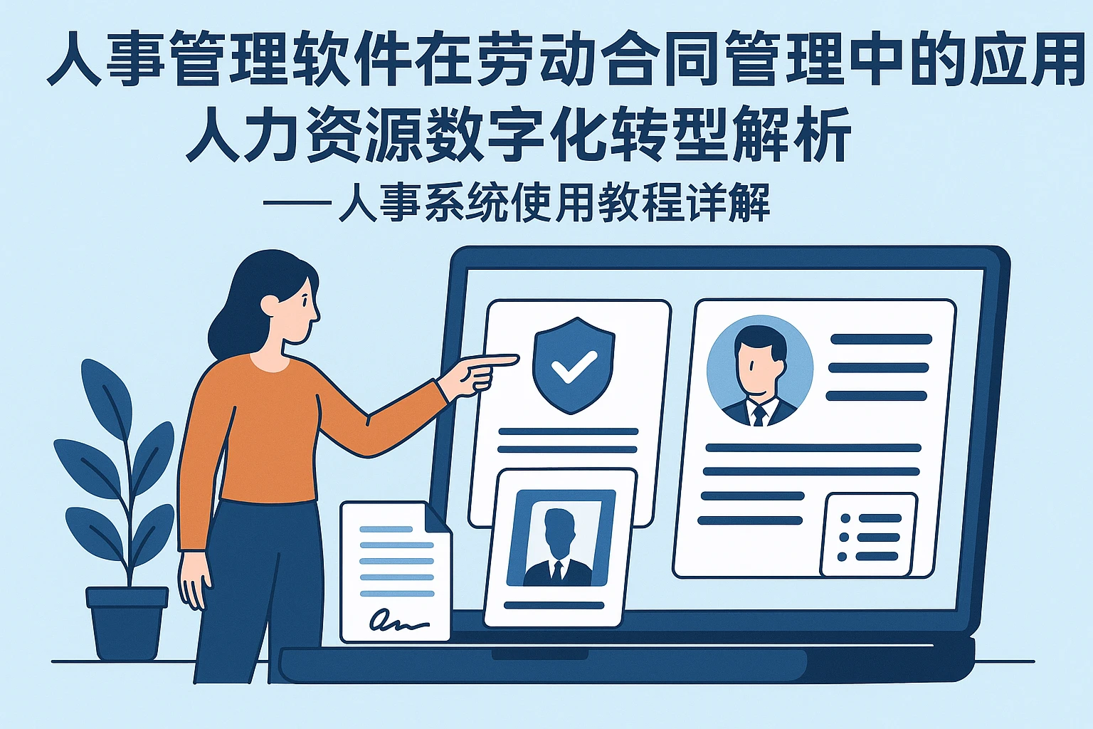 人事管理软件在劳动合同管理中的应用与人力资源数字化转型解析——人事系统使用教程详解
