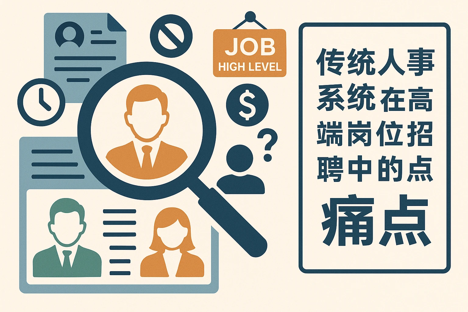 传统人事系统在高端岗位招聘中的痛点