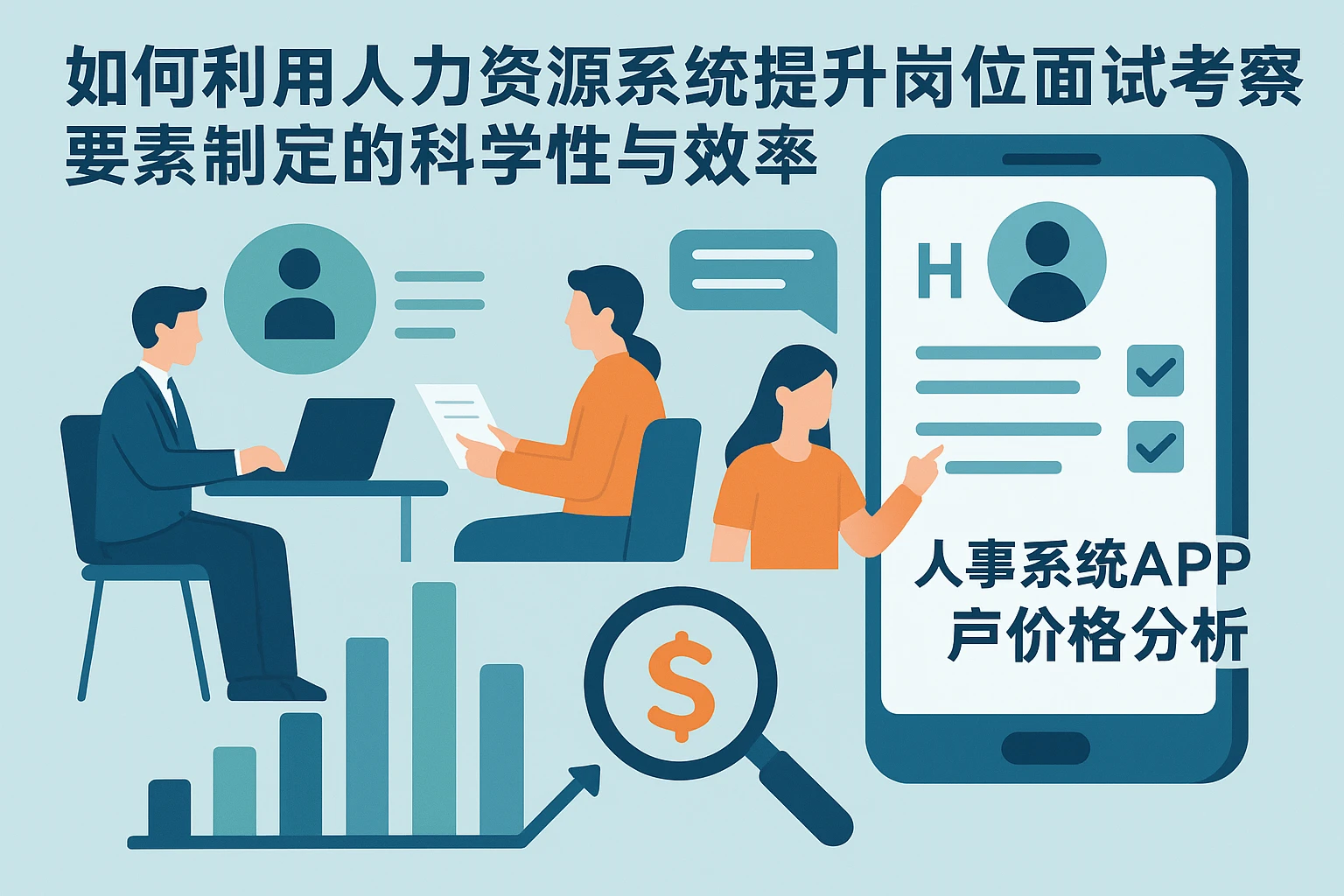 如何利用人力资源系统提升岗位面试考察要素制定的科学性与效率——人事系统APP与价格分析