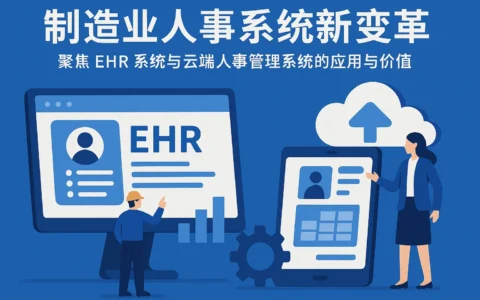 制造业人事系统新变革——聚焦EHR系统与云端人事管理系统的应用与价值