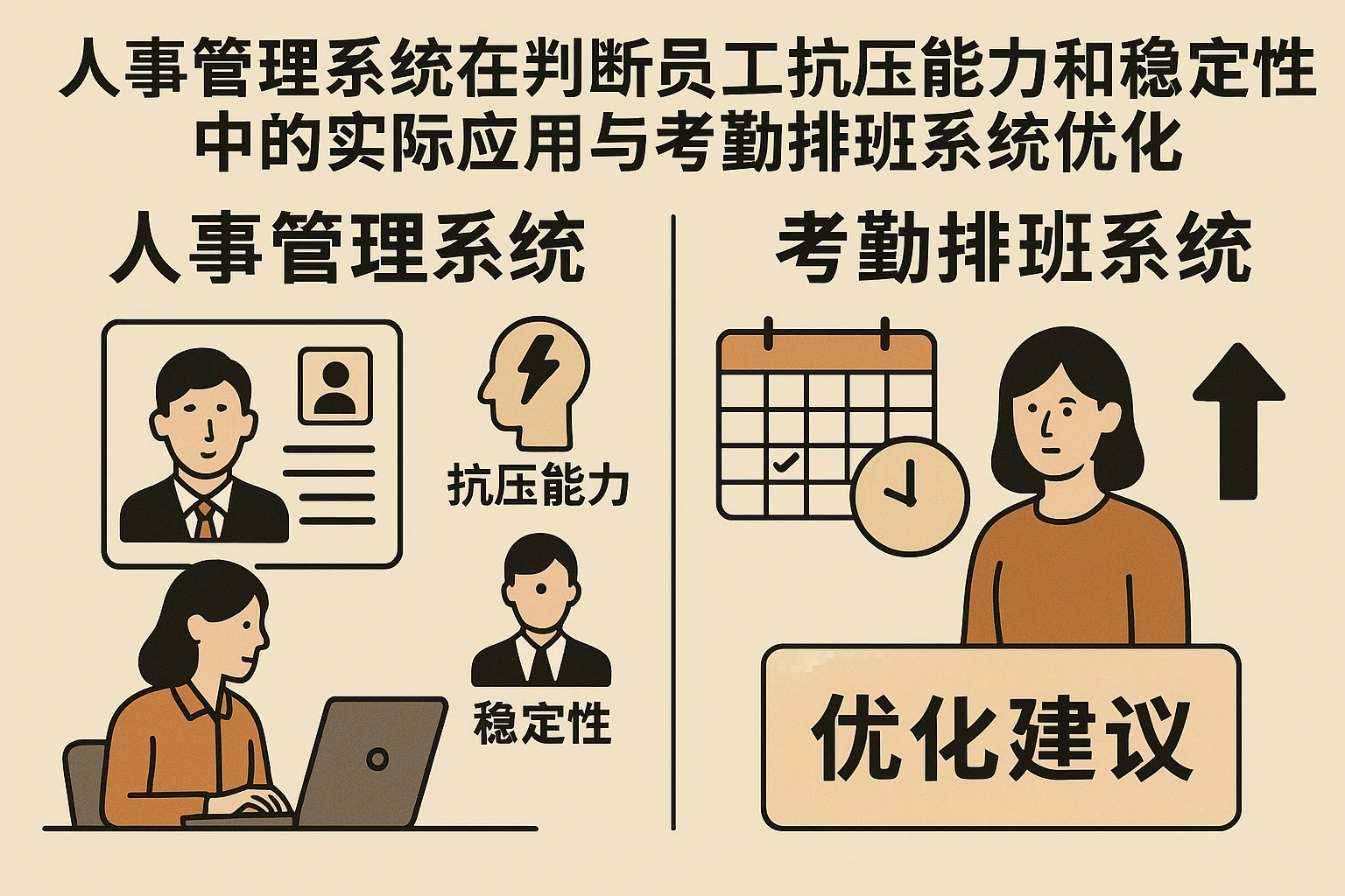 人事管理系统在判断员工抗压能力和稳定性中的实际应用与考勤排班系统优化建议