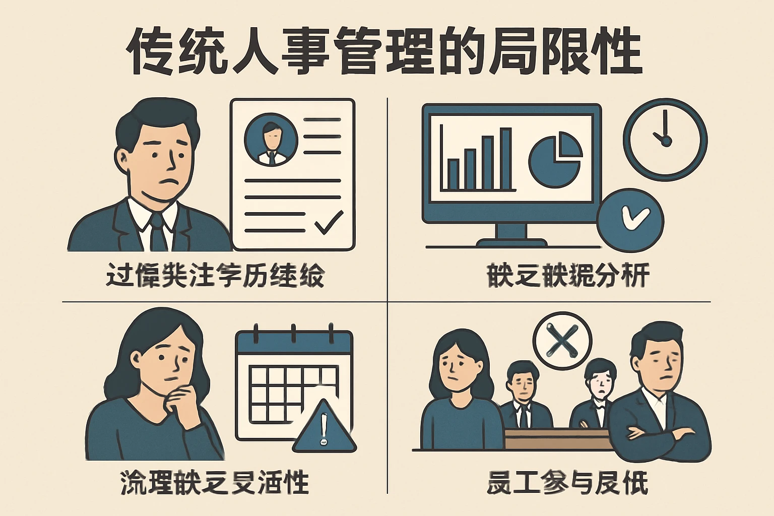 传统人事管理的局限性