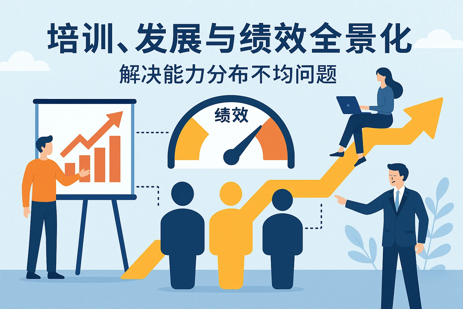 培训、发展与绩效全景化，解决能力分布不均问题
