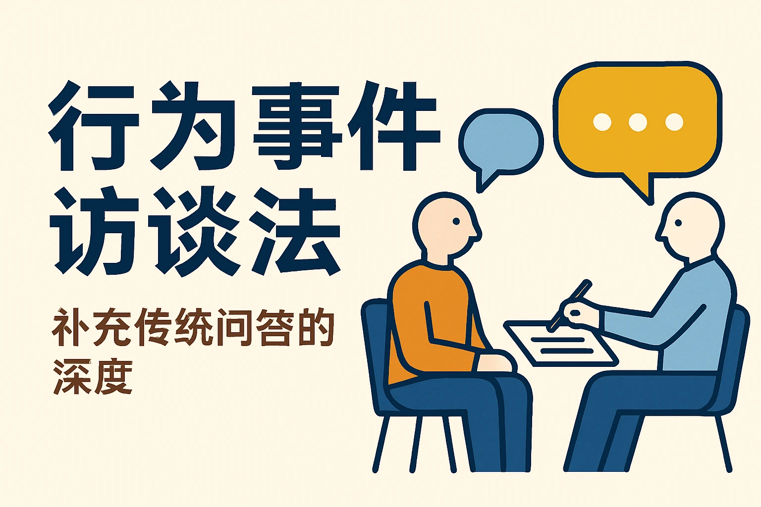 行为事件访谈法：补充传统问答的深度