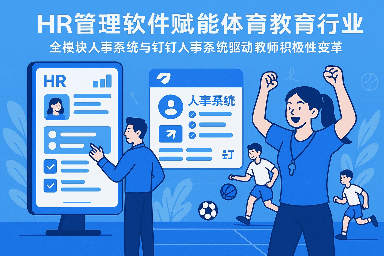 HR管理软件赋能体育教育行业：全模块人事系统与钉钉人事系统驱动教师积极性变革