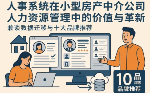 人事系统在小型房产中介公司人力资源管理中的价值与革新——兼谈数据迁移与十大品牌推荐