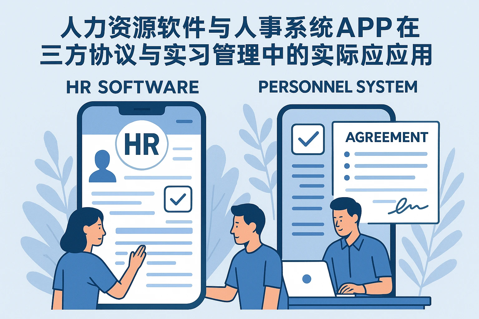 人力资源软件与人事系统APP在三方协议与实习管理中的实际应用
